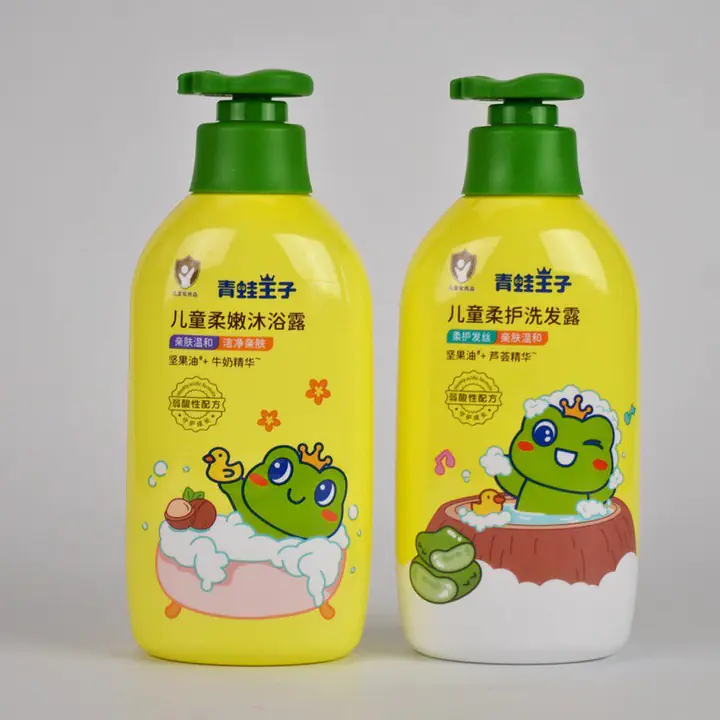 Детский мягкий уходовый шампунь Frog Prince и гель для душа 500 мл - Master